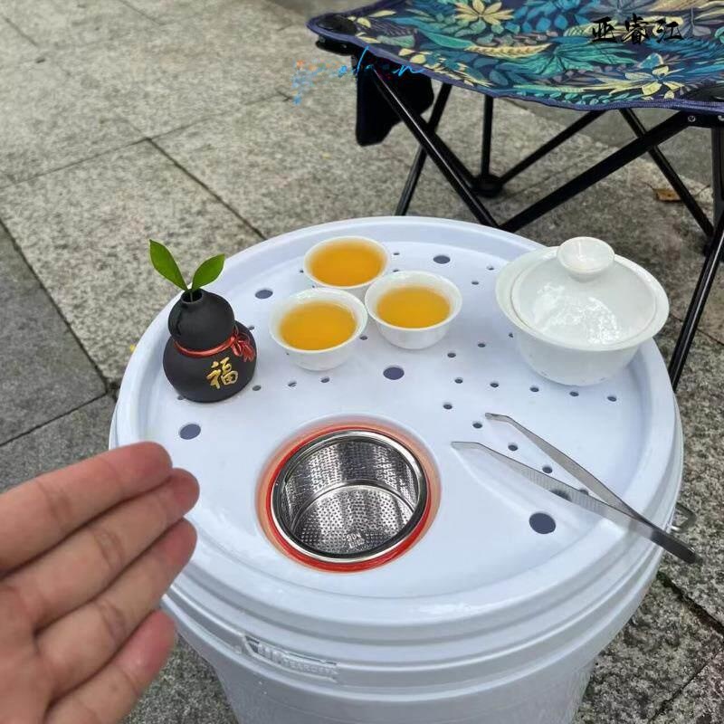 Coffee Without Equipment - Ember Plastik Portabel untuk Teh, Meja