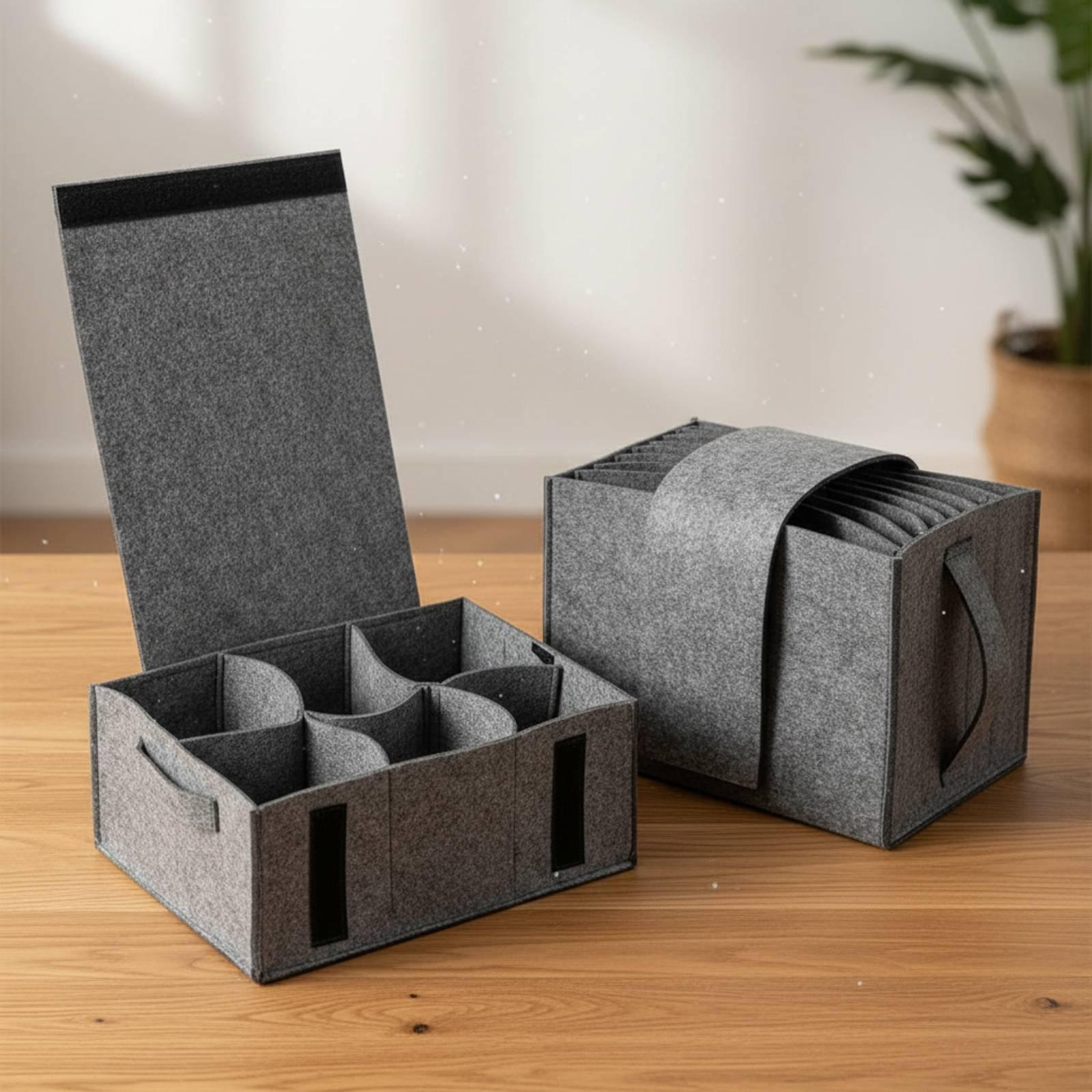 Outdoor Coffee Equipment - Kantong Penyimpanan Serbaguna dari Kain Felt