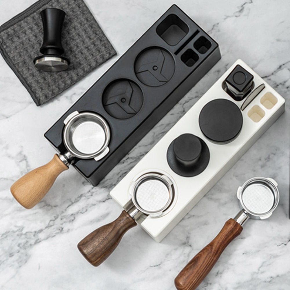 Coffee Knock Box - ABGG-51-58Mm ABS Penyangga Tamper Filter Kopi,