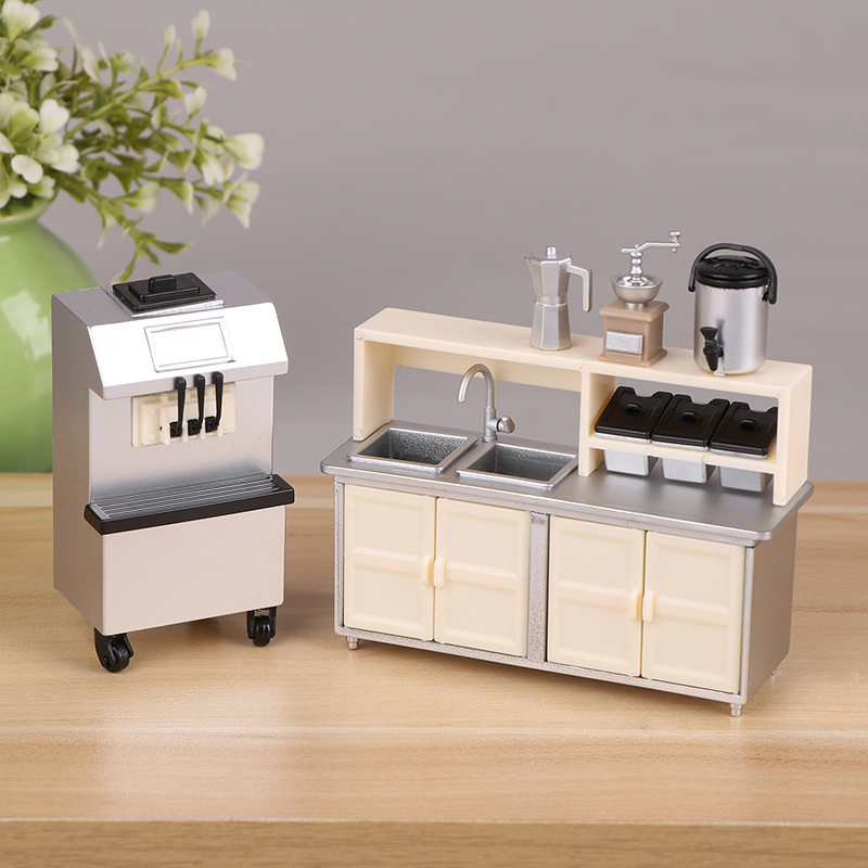 1:12 rumah boneka miniatur tok - Coffee Equipment Grinder ulasan dan harga