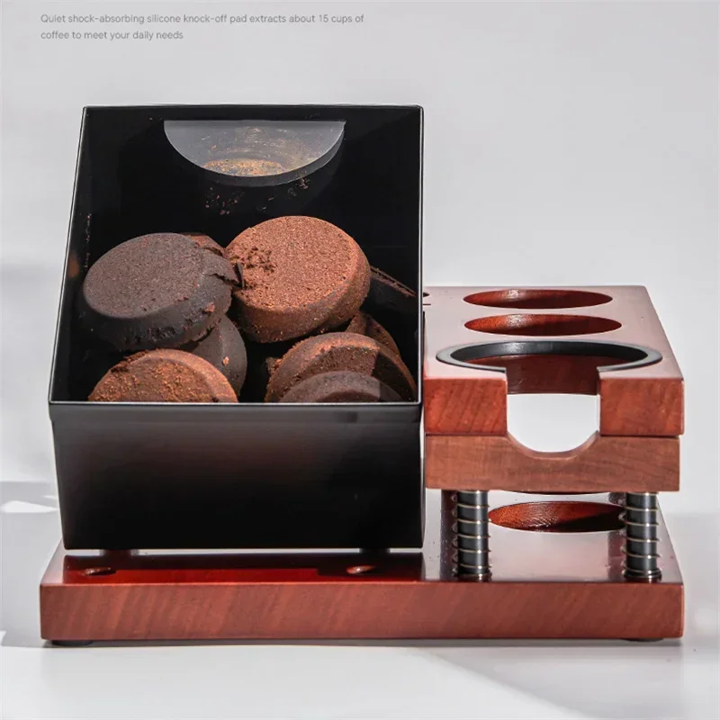 JUSTINLAU Penyangga Tamper Kop - Coffee Knock Box ulasan dan harga